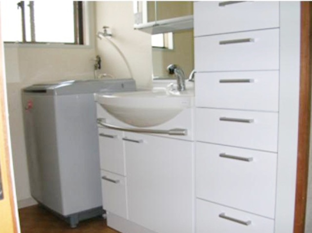 栃木小山　水まわり洗面台施工後